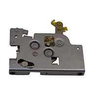 Rotary Latch controller with plate, left hand. Zinc plated. Kit includes cable clip and cotter pin.